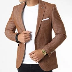 Sortie 👏 Veste Blazer X-4952 Marron de Classic Series ⭐