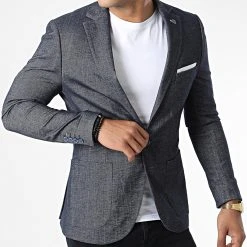 Le moins cher 🛒 Veste Blazer X-4952 Bleu Marine de Classic Series 🧨 8 Le moins cher 🛒 Veste Blazer X-4952 Bleu Marine de Classic Series 🧨 -Classic Series Soldes classic series 325954 X 4952 NAVY 20220704T160019 03