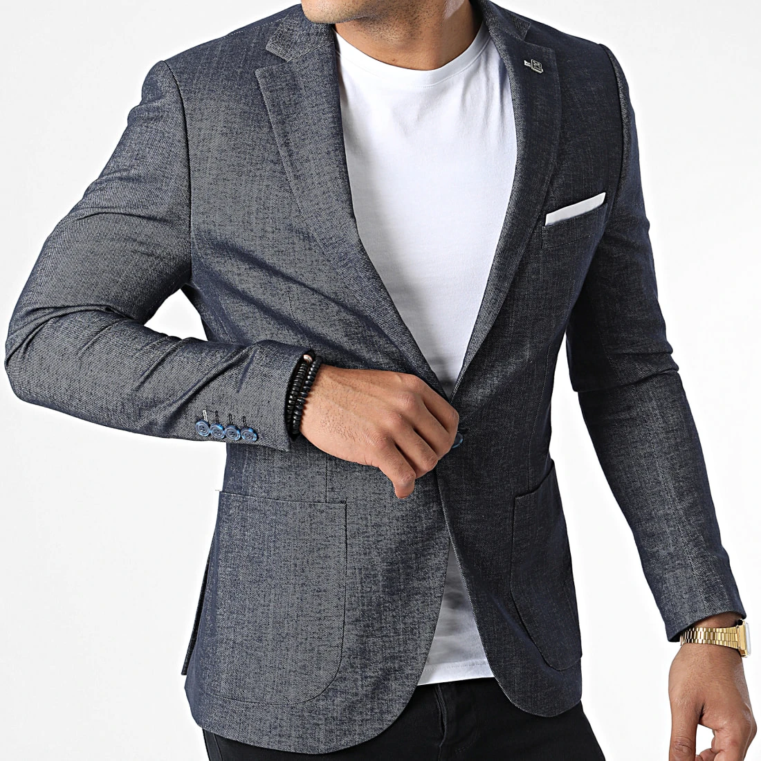 Le moins cher 🛒 Veste Blazer X-4952 Bleu Marine de Classic Series 🧨 5 Le moins cher 🛒 Veste Blazer X-4952 Bleu Marine de Classic Series 🧨 – Image 3