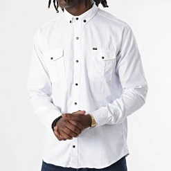 Meilleure affaire ✨ Chemise Manches Longues W-323 Blanc de Classic Series 🤩