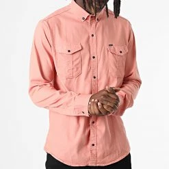 Grosses soldes 🛒 Chemise Manches Longues W-323 Rose de Classic Series ⭐