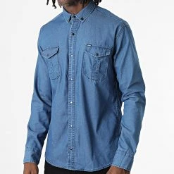 Offres 👍 Chemise Jean Manches Longues W-323 Bleu Denim de Classic Series 🎉 8 Offres 👍 Chemise Jean Manches Longues W-323 Bleu Denim de Classic Series 🎉 -Classic Series Soldes classic series 325980 W 323 BLUE JEANS 20220701T150605 03