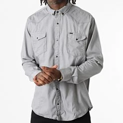 Vente flash 🧨 Chemise Manches Longues Col Mao W-324 Gris de Classic Series ✔️ 8 Vente flash 🧨 Chemise Manches Longues Col Mao W-324 Gris de Classic Series ✔️ -Classic Series Soldes classic series 326017 W 324 GRIS 20220701T152215 03