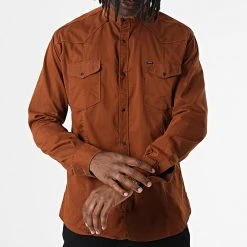 Top 10 🥰 Chemise Manches Longues Col Mao W-324 Marron de Classic Series ✨ -Classic Series Soldes classic series 326021 W 324 TABAC 20220701T151936 03