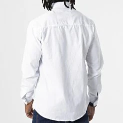 Acheter 😀 Chemise Manches Longues Col Mao W-324 Blanc de Classic Series 🔔 -Classic Series Soldes classic series 326022 W 324 BLANC 20220707T155339 04