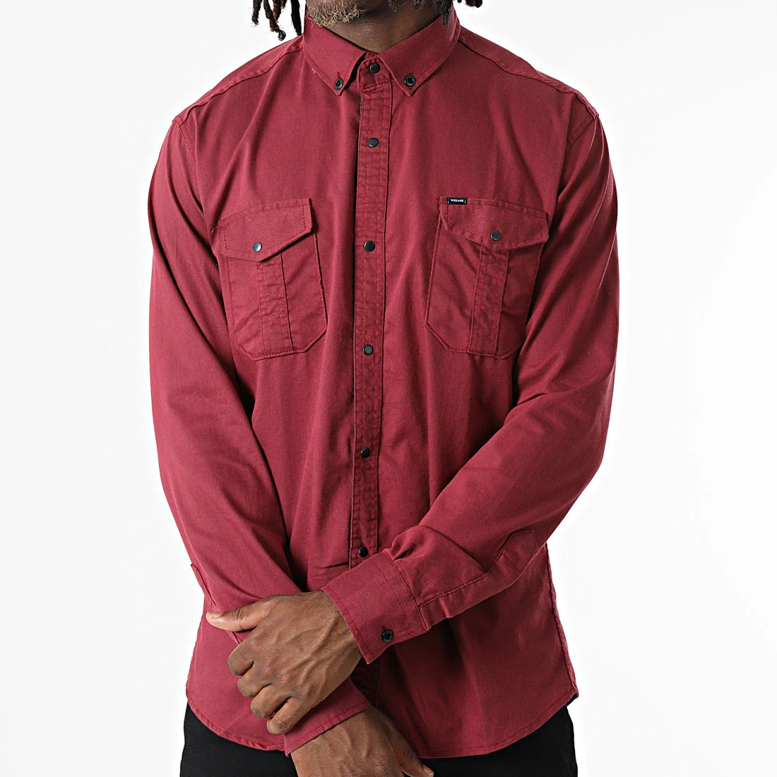 Acheter 😍 Chemise Manches Longues W-323 Bordeaux de Classic Series 🎁 3 Acheter 😍 Chemise Manches Longues W-323 Bordeaux de Classic Series 🎁