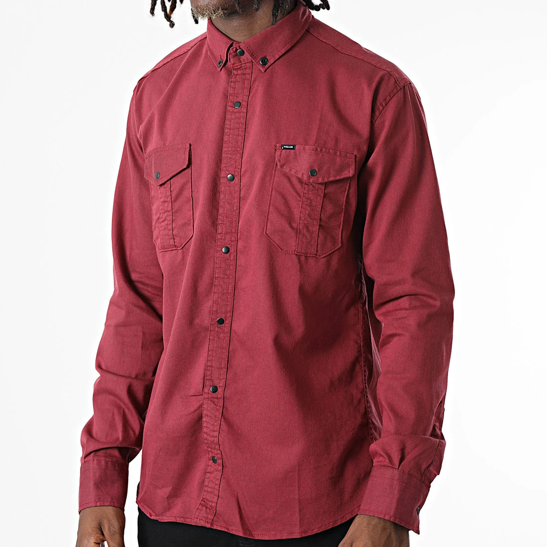 Acheter 😍 Chemise Manches Longues W-323 Bordeaux de Classic Series 🎁 5 Acheter 😍 Chemise Manches Longues W-323 Bordeaux de Classic Series 🎁 – Image 3