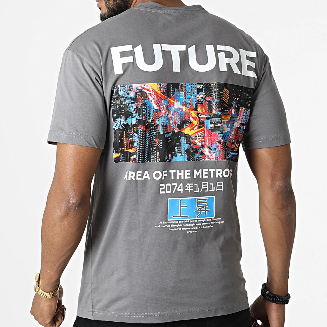 De gros 🧨 Tee Shirt G22-726 Gris de Classic Series 🎁 3 De gros 🧨 Tee Shirt G22-726 Gris de Classic Series 🎁