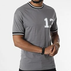 Vente flash 😉 Tee Shirt G22-686 Gris de Classic Series 😀 -Classic Series Soldes classic series 327364 G22 686 GRI 20220708T154907 03