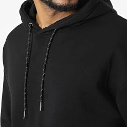 Promo 👏 Sweat Capuche F2553 Noir de Classic Series 😉 -Classic Series Soldes classic series 328437 F2553 BLACK 20220721T155914 02