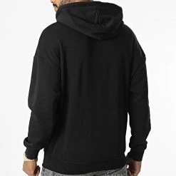 Promo 👏 Sweat Capuche F2553 Noir de Classic Series 😉 -Classic Series Soldes classic series 328437 F2553 BLACK 20220721T155918 04