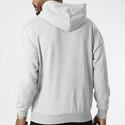 Bon marché 🎉 Sweat Capuche F2553 Gris Chiné de Classic Series 👏 -Classic Series Soldes classic series 328438 F2553 LTGREY 20220720T151919 04