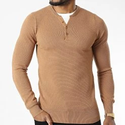 Top 10 👍 Sweat Crewneck HHL8842 Camel de Classic Series ⭐ -Classic Series Soldes classic series 328452 HHL8842 21 20220720T151749 03