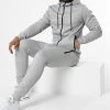 Sortie ✔️ Ensemble Veste Zippée Capuche Et Pantalon Jogging 2935 Gris Chiné de Classic Series ✔️ -Classic Series Soldes classic series 328454 W 2935 GREY 20220726T091057 01