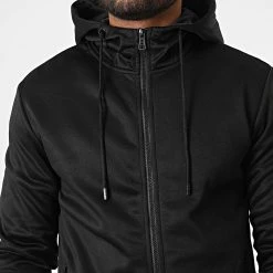 Offres 🌟 Ensemble Veste Zippée Capuche Et Pantalon Jogging 2935 Noir de Classic Series 👍 -Classic Series Soldes classic series 328455 W 2935 BLACK 20220726T091127 02