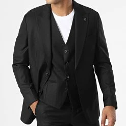 Meilleure vente 🛒 Ensemble Costume 3 Pièces 11624 Noir de Classic Series 🎁 -Classic Series Soldes classic series 329183 11624 27 20220725T161726 01