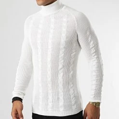 Budget ⌛ Pull Col Roulé 2738 Beige Clair de Classic Series 🤩