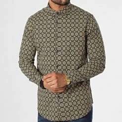 De gros 😍 Chemise Manches Longues 7716 Noir Jaune de Classic Series 🤩 8 De gros 😍 Chemise Manches Longues 7716 Noir Jaune de Classic Series 🤩 -Classic Series Soldes classic series 329276 7716 BLUE 20220728T142050 03