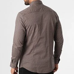 Sortie ❤️ Chemise Manches Longues 7717 Marron de Classic Series ✨ -Classic Series Soldes classic series 329277 7717 MORO 6 20220728T095636 04