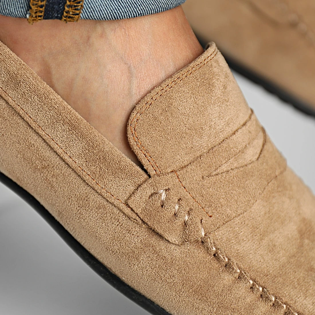 Bon marché 😍 Mocassins ZD001 Beige de Classic Series 😀 4 Bon marché 😍 Mocassins ZD001 Beige de Classic Series 😀 – Image 2