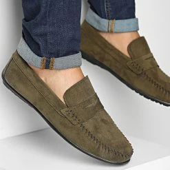 Top 10 🎁 Mocassins ZD001 Vert Kaki de Classic Series 🎁