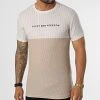 Budget ⌛ Tee Shirt A Rayures LM479 Beige de Classic Series ⭐ -Classic Series Soldes classic series 329435 LM479 BEJ 20220728T144344 01