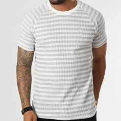 Grosses soldes ✨ Tee 🧨 Shirt A Rayures LM283 Gris Blanc de Classic Series ✨ 8 Grosses soldes ✨ Tee 🧨 Shirt A Rayures LM283 Gris Blanc de Classic Series ✨ -Classic Series Soldes classic series 329440 LM283 GRI 20220727T163448 03
