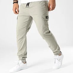 Le moins cher ⭐ Pantalon Cargo H62570 Gris Vert de Classic Series 😍