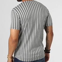 Budget 😉 Tee Shirt LM461 Blanc Noir de Classic Series ⭐ -Classic Series Soldes classic series 329572 LM461 BEYAZ 20220727T163346 04