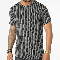 Top 10 ❤️ Tee ⌛ Shirt LM461 Noir Blanc de Classic Series ⭐