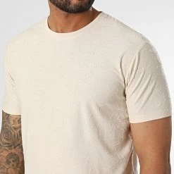 Nouveau 🧨 Tee Shirt LM367 Beige de Classic Series ✨ -Classic Series Soldes classic series 329583 LM367 BEJ 20220727T162742 02