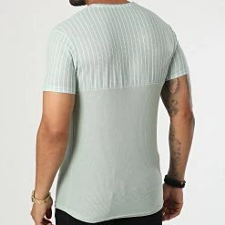 Acheter 😉 Tee Shirt A Rayures LM479 Vert Clair de Classic Series 🔔 9 Acheter 😉 Tee Shirt A Rayures LM479 Vert Clair de Classic Series 🔔 -Classic Series Soldes classic series 329604 LM479 KAKI 20220728T144059 04