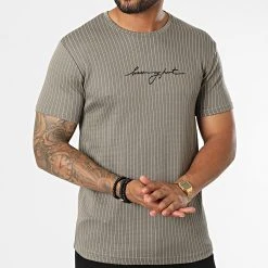Remise 😉 Tee Shirt A Rayures LM463 Taupe de Classic Series 😀 8 Remise 😉 Tee Shirt A Rayures LM463 Taupe de Classic Series 😀 -Classic Series Soldes classic series 329635 LM463 VIZON 20220728T095715 03