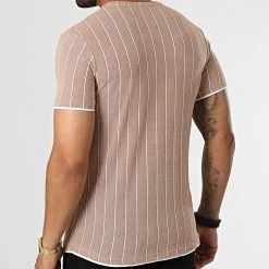 Le moins cher 🌟 Tee 👍 Shirt A Rayures LM277 Camel Chiné de Classic Series ⌛ -Classic Series Soldes classic series 329653 LM277 VIZON 20220728T144304 04