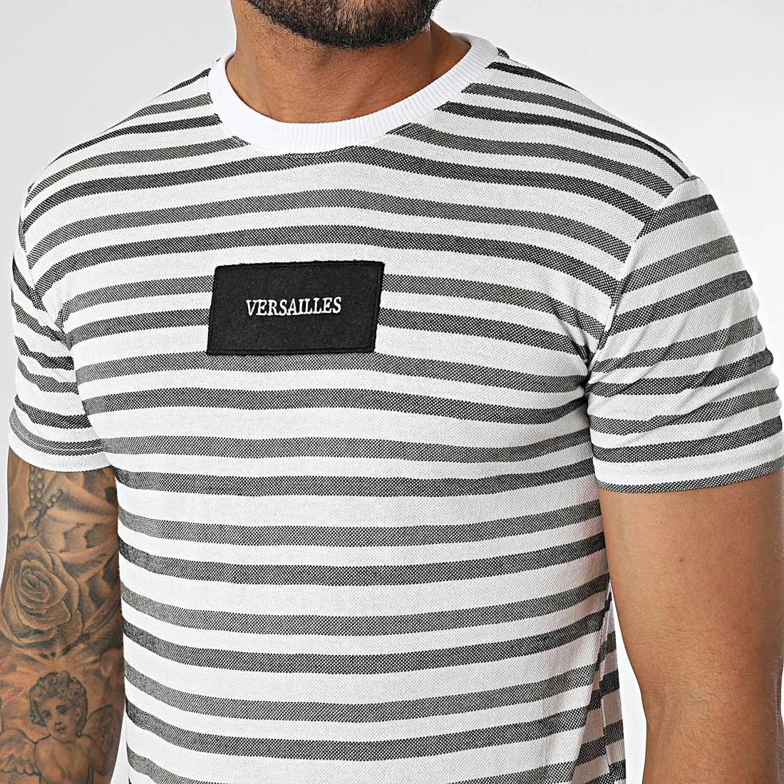 Nouveau ✨ Tee 🌟 Shirt LM077 Blanc Noir Vert Kaki de Classic Series ⭐ 4 Nouveau ✨ Tee 🌟 Shirt LM077 Blanc Noir Vert Kaki de Classic Series ⭐ – Image 2