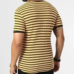 Coupon ❤️ Tee Shirt LM5172 Noir Blanc Jaune de Classic Series ❤️ -Classic Series Soldes classic series 329722 LM5172 YELLOW 20220728T144602 04