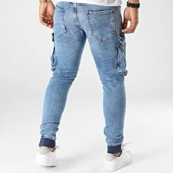 Tout neuf 🛒 Pantalon Cargo 15479 Bleu Denim de Classic Series 👍 -Classic Series Soldes classic series 329737 15479 MAVI 20220727T152655 04
