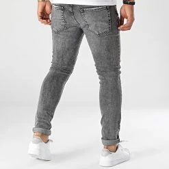 De gros 👏 Jean Skinny 15602 Gris Anthracite Chiné de Classic Series ✔️ -Classic Series Soldes classic series 329742 15602GR FUME 20220728T160512 04