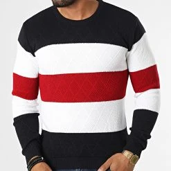 Budget 🤩 Pull 52278 Beige Clair Bleu Marine Rouge de Classic Series 🔔 -Classic Series Soldes classic series 329814 52278 MARINE 20220728T141913 03