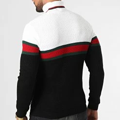 Meilleur prix 😍 Pull Col Roulé 52303 Noir Beige Clair de Classic Series ✨ -Classic Series Soldes classic series 329825 52303 NOIR 20220728T100210 04