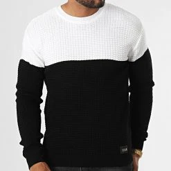 Offres ⌛ Pull 52256 Noir Beige Clair de Classic Series ⭐ -Classic Series Soldes classic series 329826 52256 NOIR 20220728T095841 03