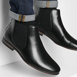 Tout neuf 🛒 Chelsea Boots GH3072 Noir de Classic Series ❤️