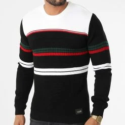 Vente flash 👍 Pull 52241 Noir Beige Clair de Classic Series 😀