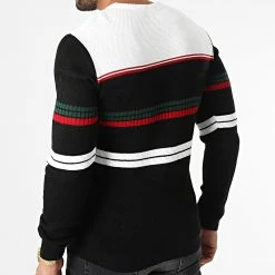 Vente flash 👍 Pull 52241 Noir Beige Clair de Classic Series 😀 -Classic Series Soldes classic series 330811 52241 NOIR 20220811T142644 04