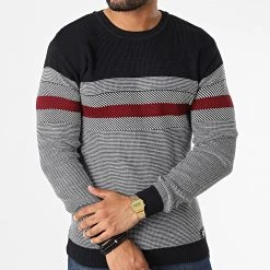 Sortie ⭐ Pull 52286 Bleu Marine Blanc de Classic Series 🧨 -Classic Series Soldes classic series 330812 52286 MARINE 20220811T142845 03