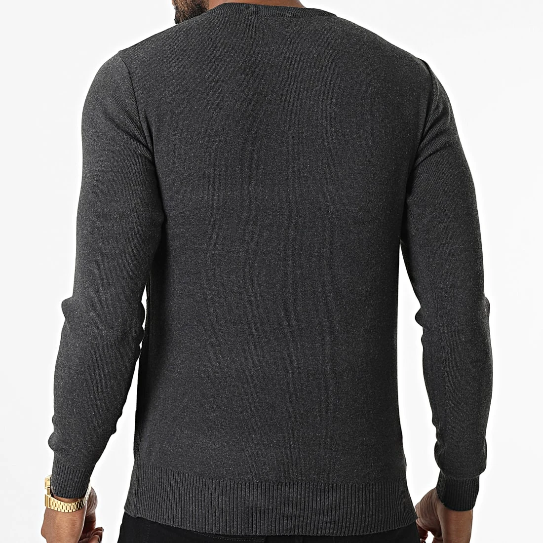 Grosses soldes 😀 Pull G1809 Gris Anthracite Chiné de Classic Series ⌛ 6 Grosses soldes 😀 Pull G1809 Gris Anthracite Chiné de Classic Series ⌛ – Image 4