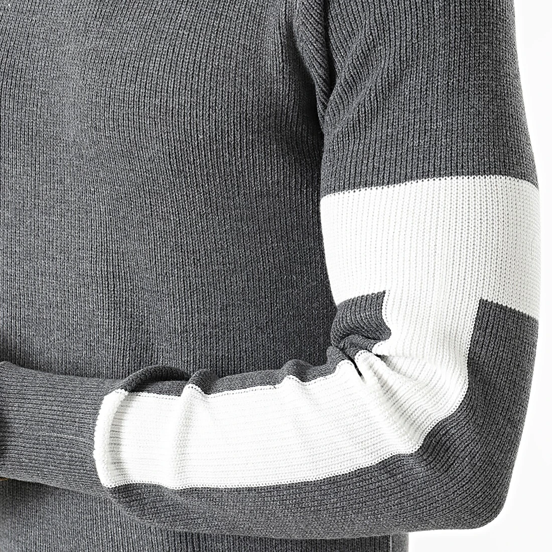 Promo 🎉 Pull G1909 Gris Blanc de Classic Series 🔔 4 Promo 🎉 Pull G1909 Gris Blanc de Classic Series 🔔 – Image 2