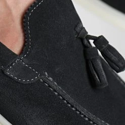 Meilleure vente ✔️ Mocassins 801 Gris Anthracite de Classic Series ⭐ -Classic Series Soldes classic series 332118 801 GRIS SUET 20220818T155849 02