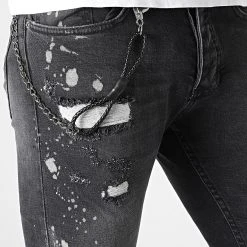 Le moins cher 🔔 Jean Skinny 3077 Gris Anthracite de Classic Series 🧨 -Classic Series Soldes classic series 332557 3077 SIYAH 20220822T162332 02