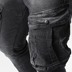 Promo 😍 Pantalon Cargo Skinny 13437 Gris Anthracite de Classic Series ❤️ 7 Promo 😍 Pantalon Cargo Skinny 13437 Gris Anthracite de Classic Series ❤️ -Classic Series Soldes classic series 332562 13437 SIYAH 20220817T155021 02